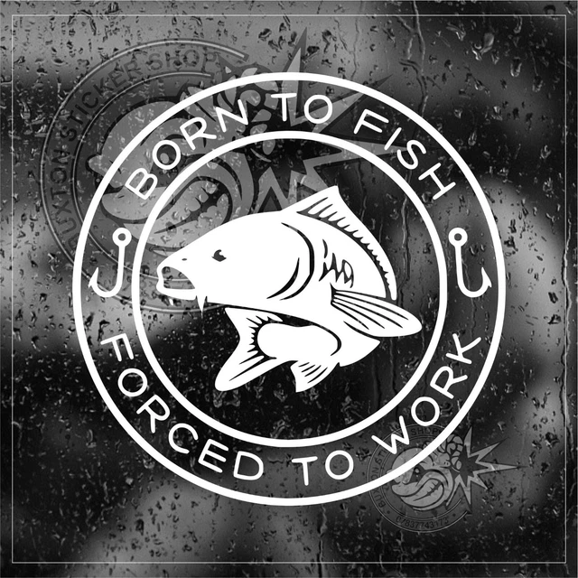 The RodFather Fishing Decal - Funny Car Window Bumper Sticker For Anglers