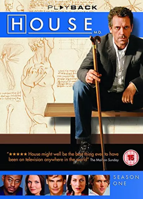 House - Season 1 DVD Drama (2006) Hugh Laurie New Quality Guaranteed