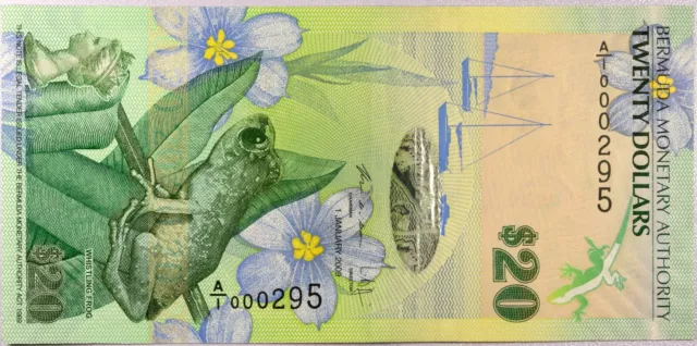 Bermuda Banknote 20 Dollars 2009