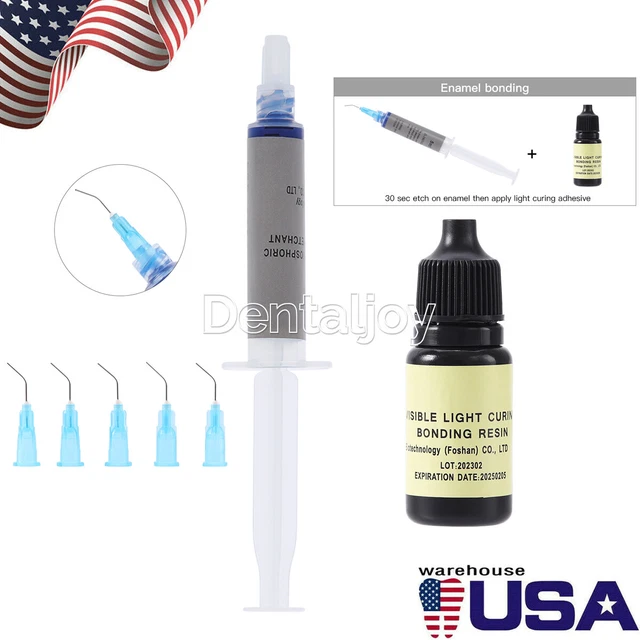 DENTAL LIGHT CURE Dentin Enamel Resin Bonding Adhesive/Acid Etch