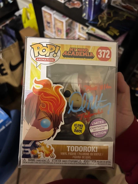 Funko - Shoto Todoroki My Hero Academia - David Matranga signed 2 types ink, JSA