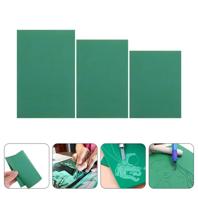 Feuille De Caoutchouc Verte A5 - Parfaite Pour Créer Vos Tampons Personnalisés - 4