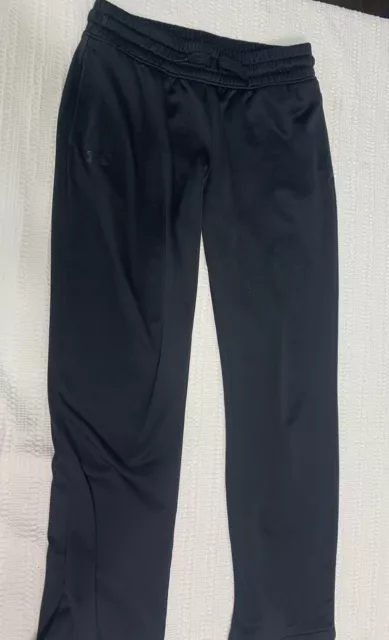 Under Armour Loose Fit Black Athletic Pants Woman’s Size XS Pockets Pull On