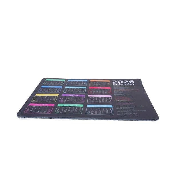 MOUSE PAD CALENDAR: 2026 Calendar Mousepad - 2026 Desktop Mat For ...
