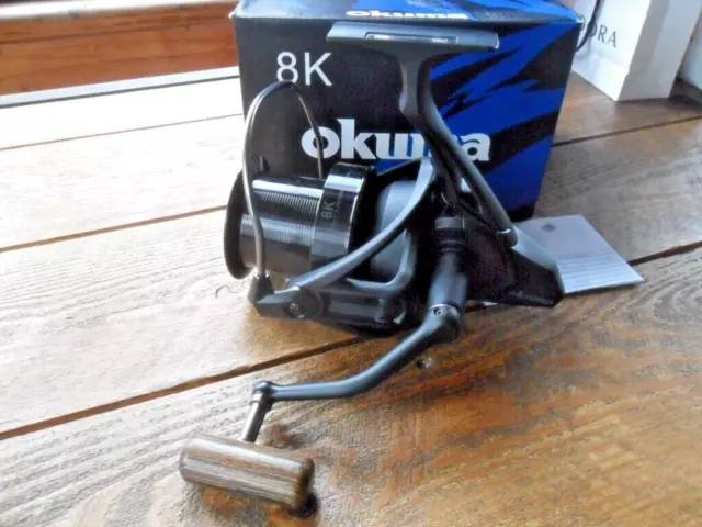 OKUMA 8K BIG Pit Fixed Spool Fishing Reel £99.89 - PicClick UK