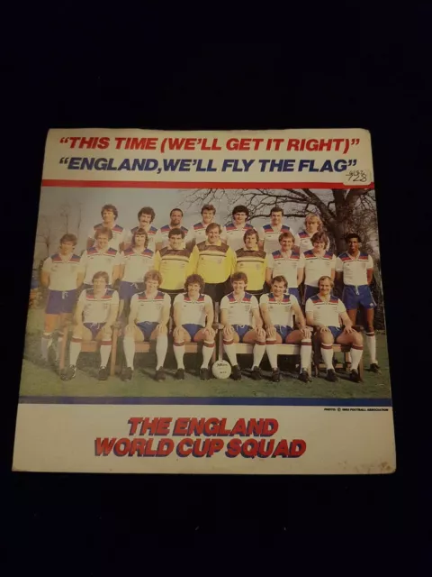 England world cup squad  - this time    7" Vinyl  record single