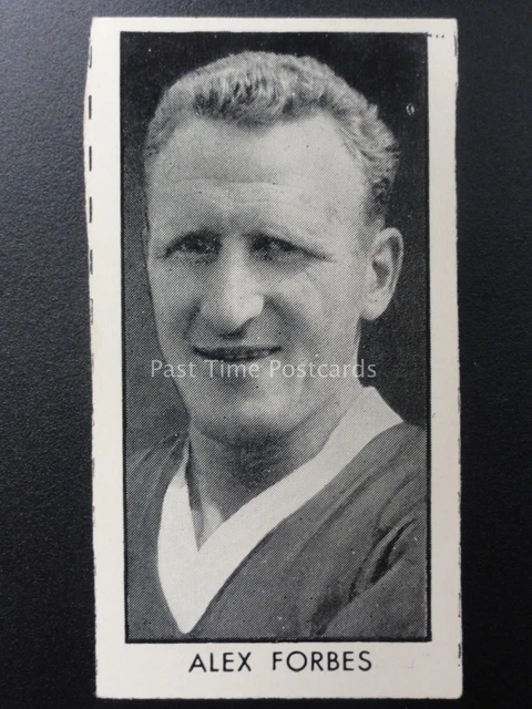 No.43 ALEX FORBES - Football Stars by D.C. Thomson & Co 1957