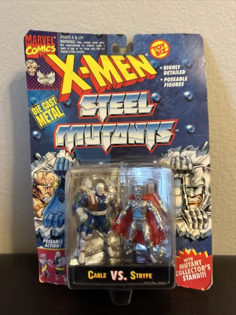 Vintage X-MEN Steel Mutants Cable vs. Stryfe TOY BIZ 1994 Marvel