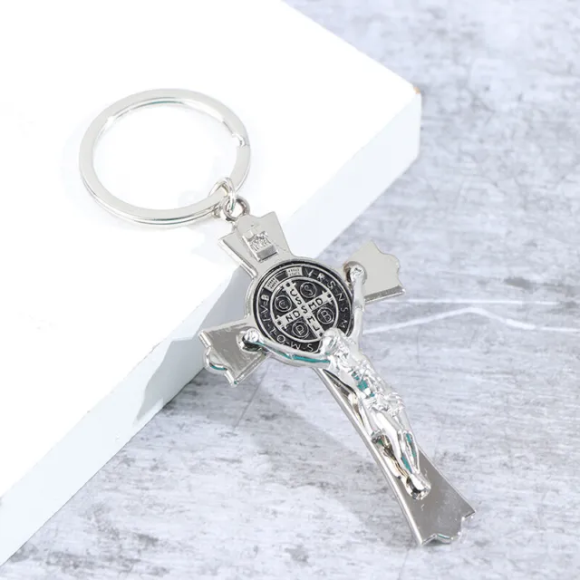 Jesus Cross Keychains Christian Religion Key Chains Fashion Jew-FE