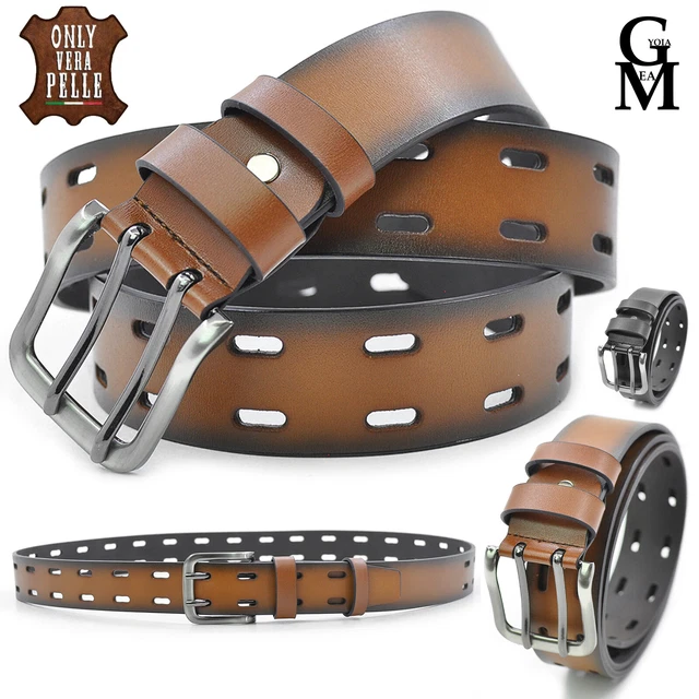 SENDEFN Cinture da Uomo, Cintura Uomo 3.5CM, Cinta Uomo Pelle
