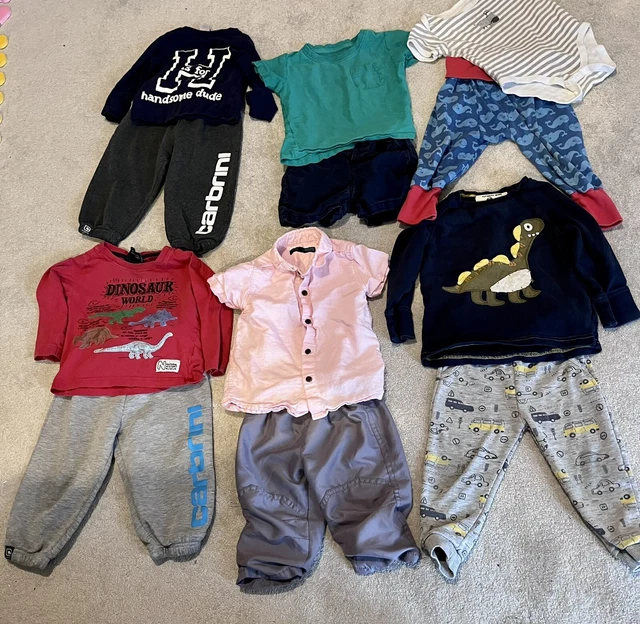Pacchetto abbigliamento bambini 12-18 mesi Inc Next Frugi Early Days Carbrini M&co