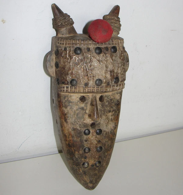 Fine Old Toma Mask Antique African TRIBAL Art Loma Landai Guinea Horn Dan Baule