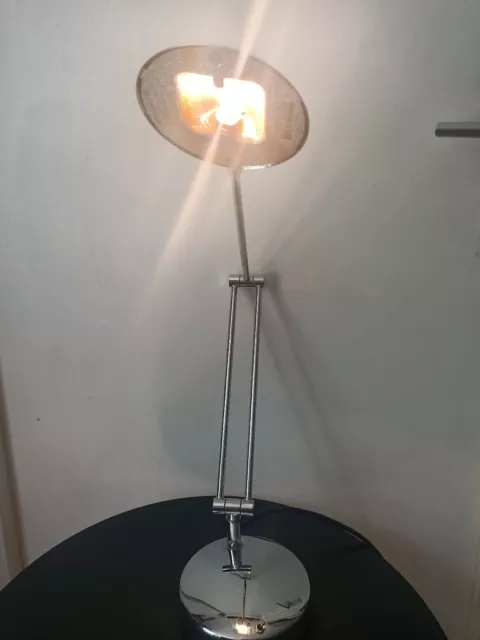 Estiluz M-1137 LED Lampe à Poser Nickel Brossé Design: Leonardo Marelli bureau