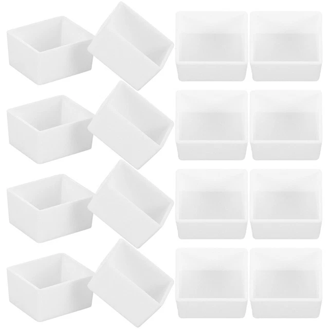 75 Pcs Aquarellgitter Halbe Pfannen Leere Aquarellpalette Fest