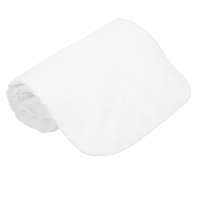 (White)Reusable Diaper Cloth Liners 3-Layer Absorbent Inserts Cloth Diaper
