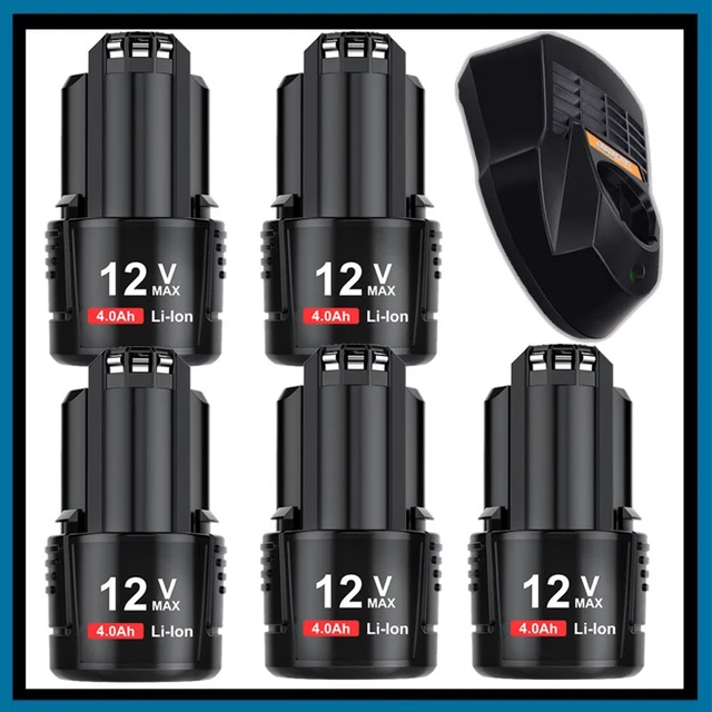 NEU 2x 4,8Ah Akku Für Bosch Professional GBA 12V 10,8V GSR GSA BAT411 BAT412