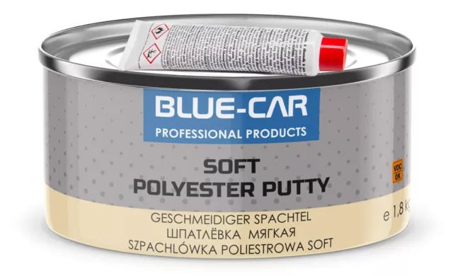 Mastic Polyester Universel multi-fonctions Soft 1,8kg Carrosserie + Durcisseur