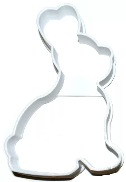 Rabbit Body Ears Outline Easter Bunny Spring Season Cookie Cutter Usa Pr2650