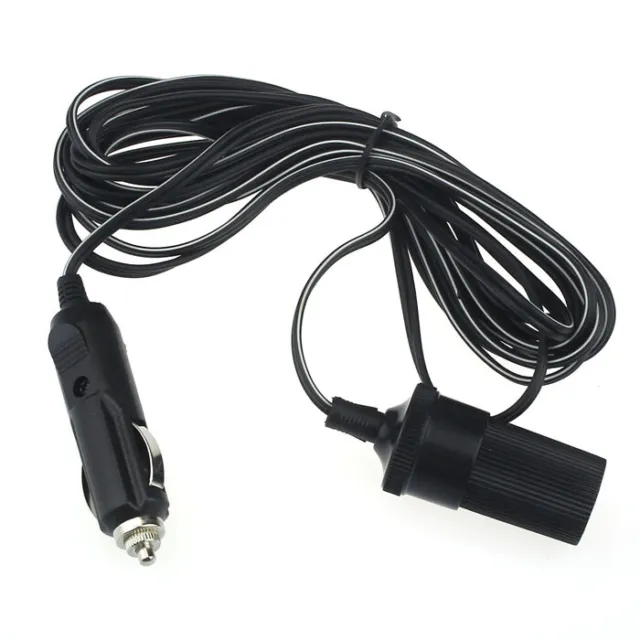12V 10A Car Accessory Cigarette Lighter Socket Extension Cord Cable 5m