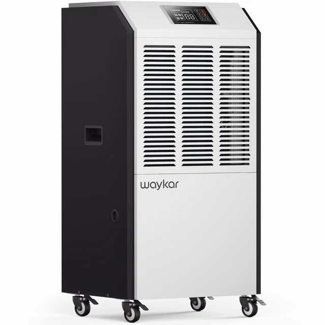 291 Pints Large Commercial Industrial Dehumidifier with Drain Hose 9000 Sq. Ft