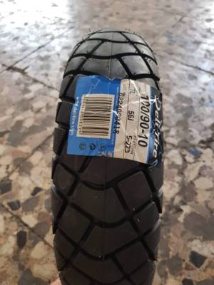 Deli Pneumatico 100/90-10 56J DELI TYRE TACCHETTATA MUSSO 4PR per APE 50 DOT2021 
