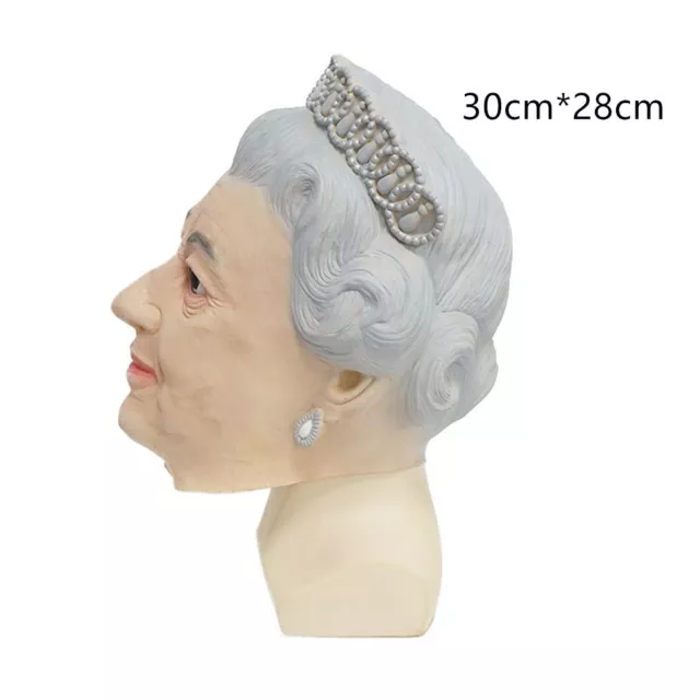 Jubilee Party Elizabeth Royal Masks Party Props Funny Mask Queen of England 2