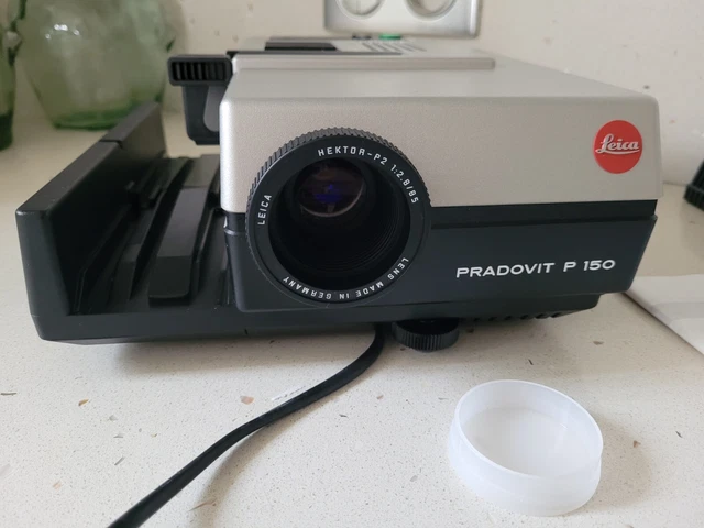 Projecteur diapositives LEICA Pradovit P150 complet TBE boite Origine & notice 3