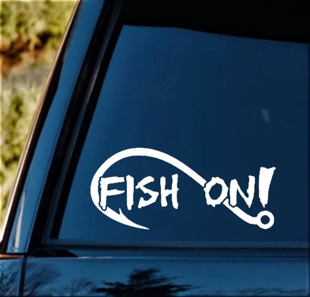 2x TRITON BOATS Vinyl Decal Logo Stickers Fishing Boat Fish Bass