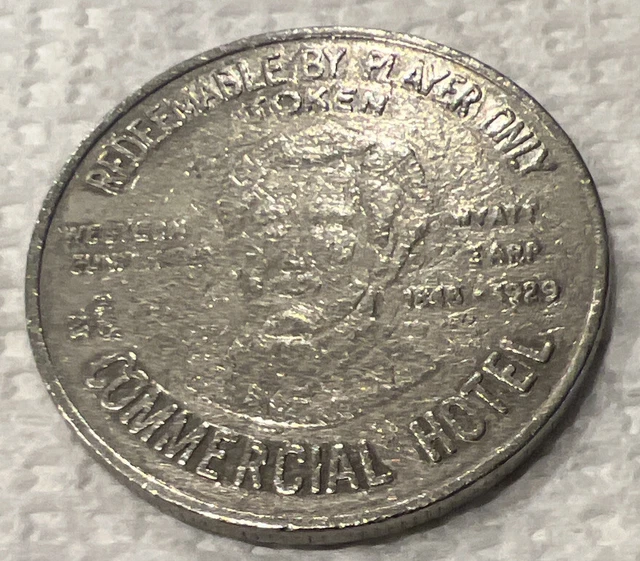 vintage Commercial Hotel Gaming Token $1 Dollar coin Elko, Neveda