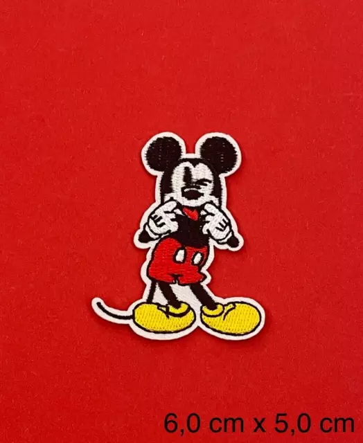 Bügelbild, Patch, Aufnäher, Aufbügler, Flicken für MICKEY MOUSE* Fans/Zunge