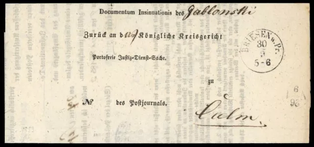 1853, Altdeutschland Preussen, Brief - 1582912