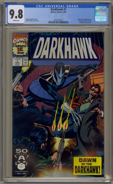 Darkhawk 1 Marvel Comics CGC 9.8 1st Appearance 1991
