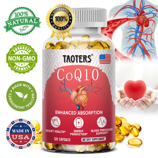 CoQ-10 400mg 120 Capsules Coq10 Co Q10 Coenzyme Heart Support