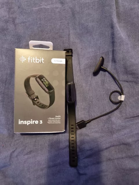 Fitbit Inspire 3 Fitness Tracker, Small - Black