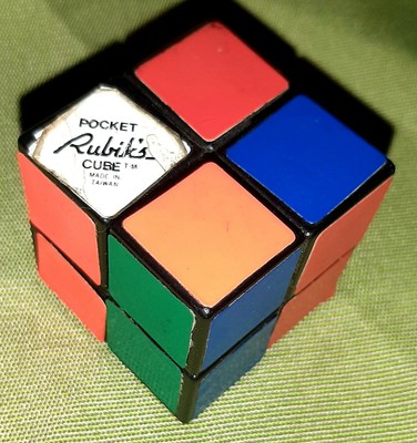 VINTAGE ORIGINAL RUBIK’S Mini Pocket Rubiks Cube Used fair shape £14.12 ...