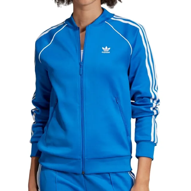 Adidas SST TT Damen Firebird Trainingsjacke Retro Jacke Superstar blau/weiß XS 3