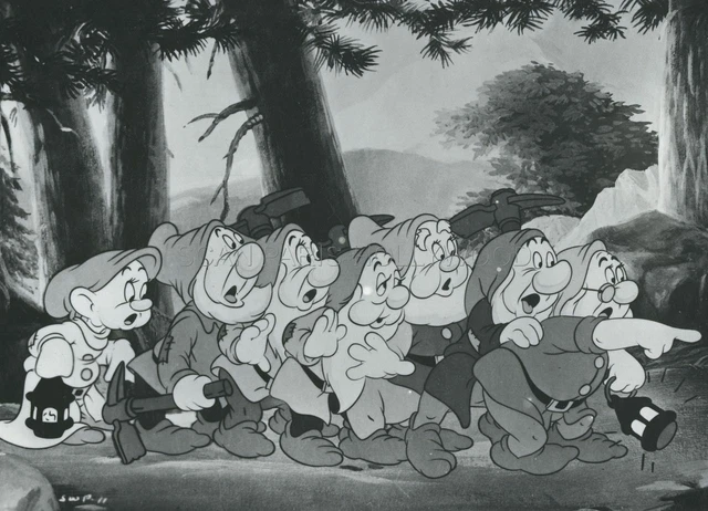 WALT DISNEY SNOW White And The Seven Dwarfs 1937 Vintage Photo #1 R1970 ...