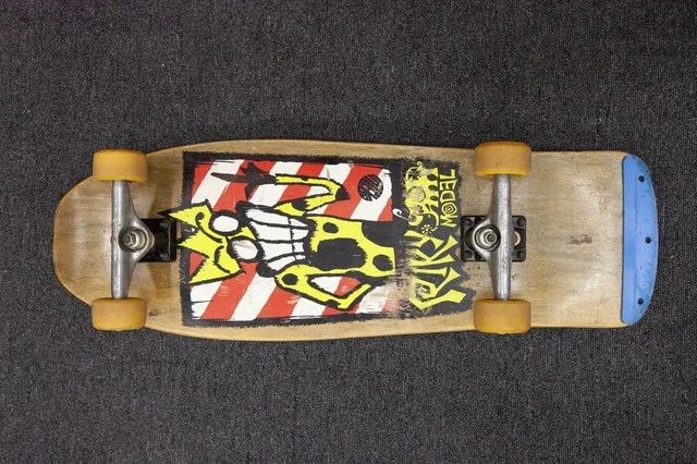 RARE LUCERO RIKY Barnes 1989 Skateboard with Vintage Pacer Trucks