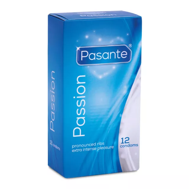 PASANTE PASSION (ex Ribbed) - Preservativi stimolanti - 12 profilattici