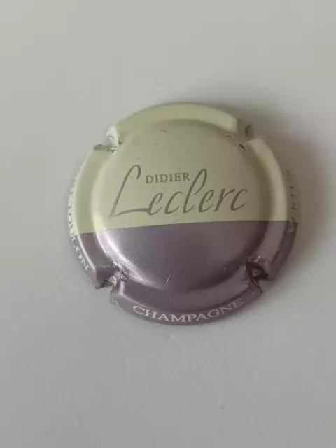 capsule de champagne Leclerc Didier