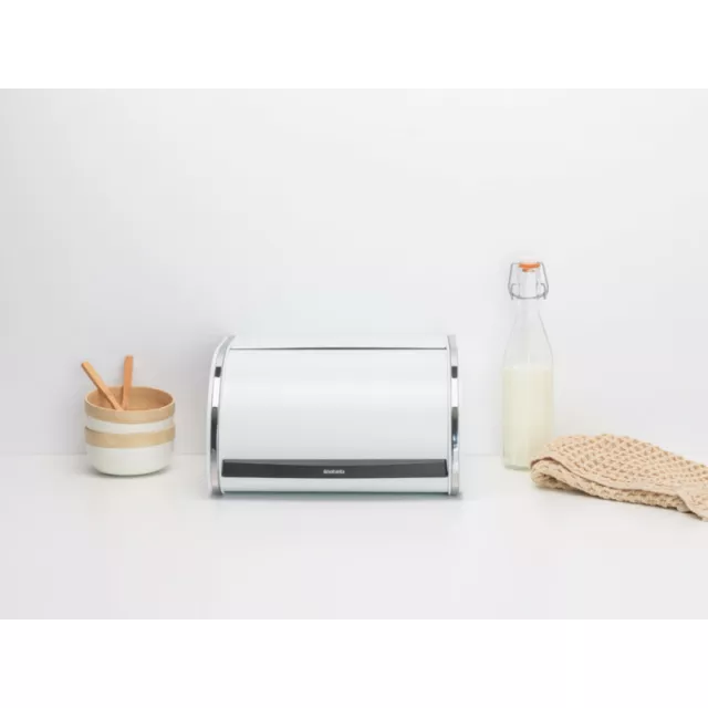 Brabantia Roll Top Brotbehälter, weiß, mittel - UVP £ 69,99 2