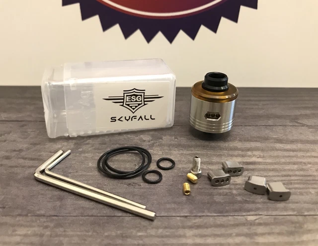 ESG SKYFALL STYLED RDA - High Quality Rebuildable Squonking Vape Dripper By  SXK 26.99 - PicClick UK