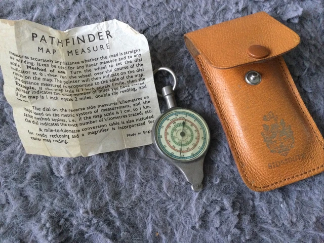 VINTAGE OPISOMETER MAP Measure Wheel Foreign Curvimeter Drafting Tool ...
