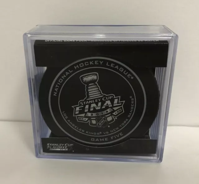 Los Angeles Kings 2014 Stanley Cup Champions vs NY Rangers NHL Hockey Puck