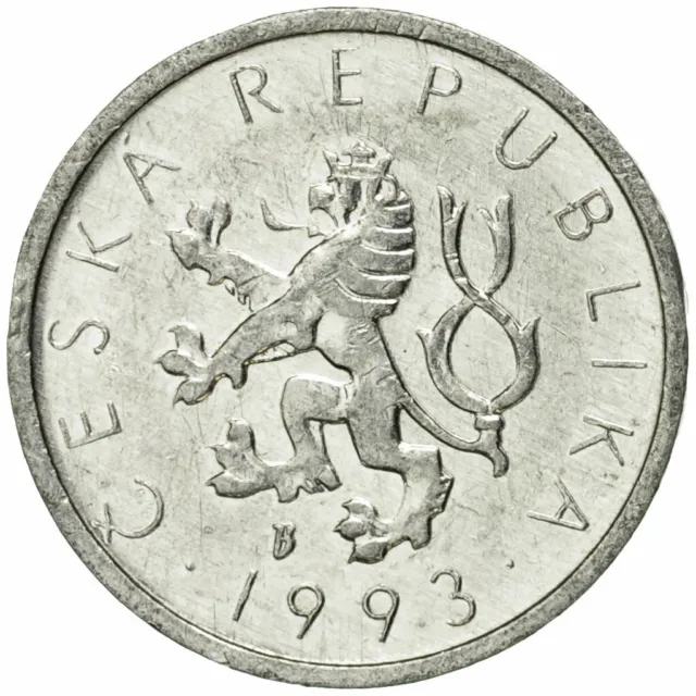 [#431539] Monnaie, République Tchèque, 10 Haleru, 1993, TTB, Aluminium, KM:6