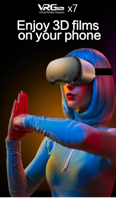 Casque VR réalité virtuelle  pour Smartphone vue 3D réglable adaptable