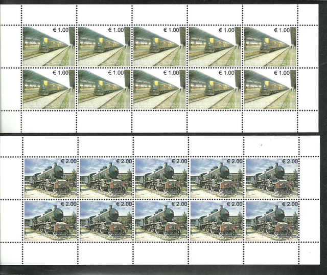 Kosovo 2007 ZÜGE Eisenbahnen von Kosova BLATT