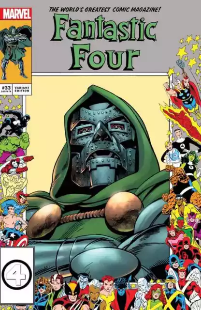 Fantastic Four #33 Ultimate Comics Exclusive Scot Eaton Marvel Frame Variant ...