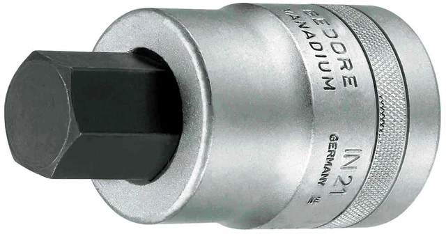 Gedore Steckschlüssel K 30 22 Kraftschraubereinsatz 3/8 6-kant 22 mm