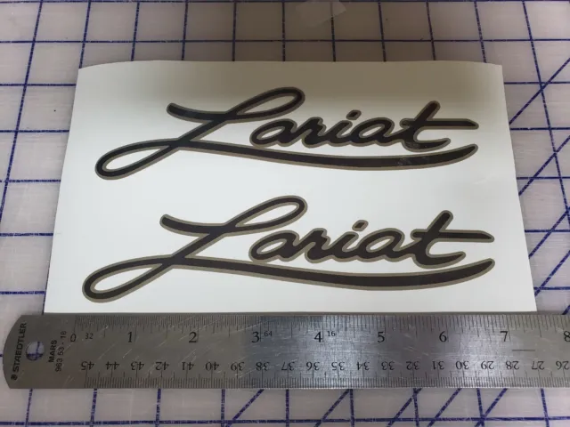 Lariat Decals (PAIR) fit F150 or Others TOP QUALITY